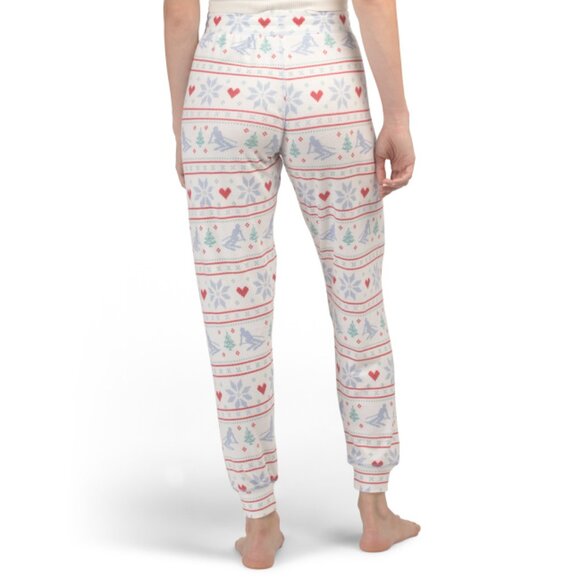 PJ SALVAGE Ivory Apres All Day Fairisle Lounge Top - Picture 2 of 2